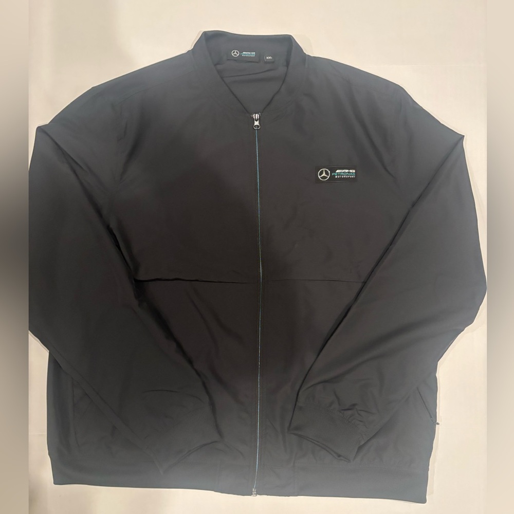 Mercedes AMG Petronas Motorsport F1 XXL Black Lightweight Bomber Windbreaker